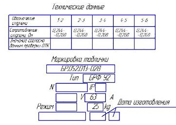 БРФ У2 БР.052.013-28