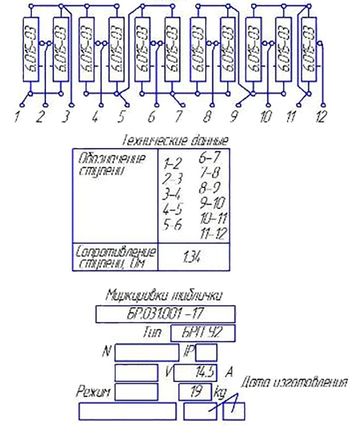БРП У2 БР.031.001-17